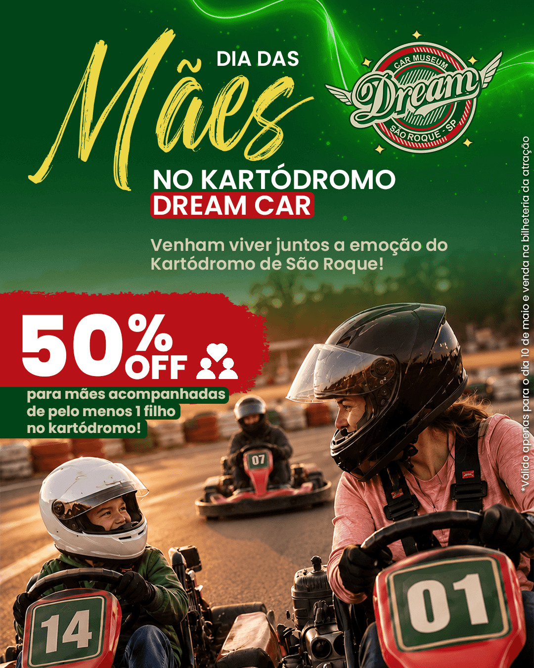 Dia das Mães no Kartódromo